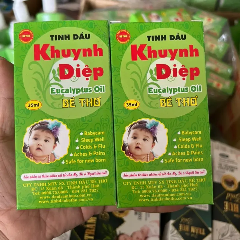 Dầu Khuynh diệp Bé thơ - chống cảm lạnh-đau đầu-đau bụng Cho Bé 0