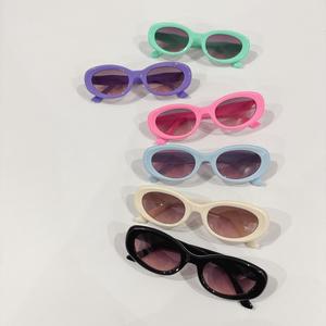 แว่นกันแดดเด็ก สไตล์ INS สีพาสเทล กรอบเล็ก บุคลิกภาพ สไตล์ดาราอินเทอร์เน็ต เหมาะสำหรับเด็กชายและหญิงตัวเล็ก มาใหม่ แว่นกันแดดบังแดด