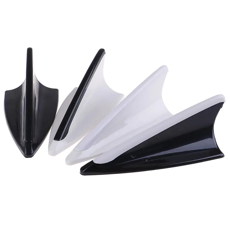 1Pc Car Shark Fin Universal Roof Antenna Radio FM/AM Anti-static Paste Aerial