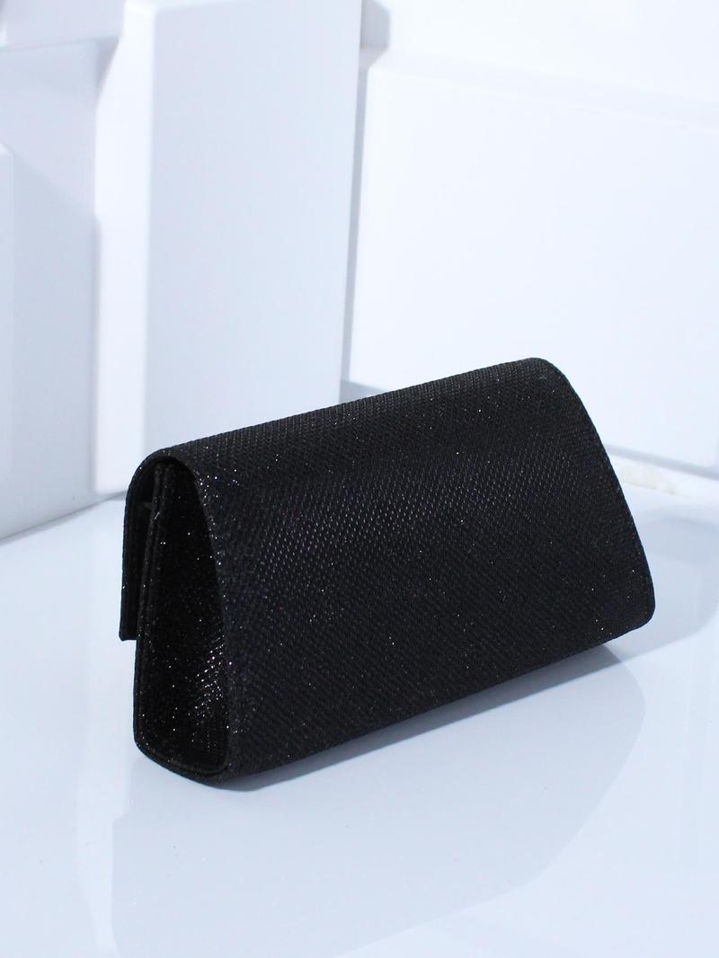 Product Introduction of Women's Elegant Glitter Evening Bag, Trendy Exquisite Evening Crossbody Bag, Fashionable Bling Evening Bag for Party Decoration 8