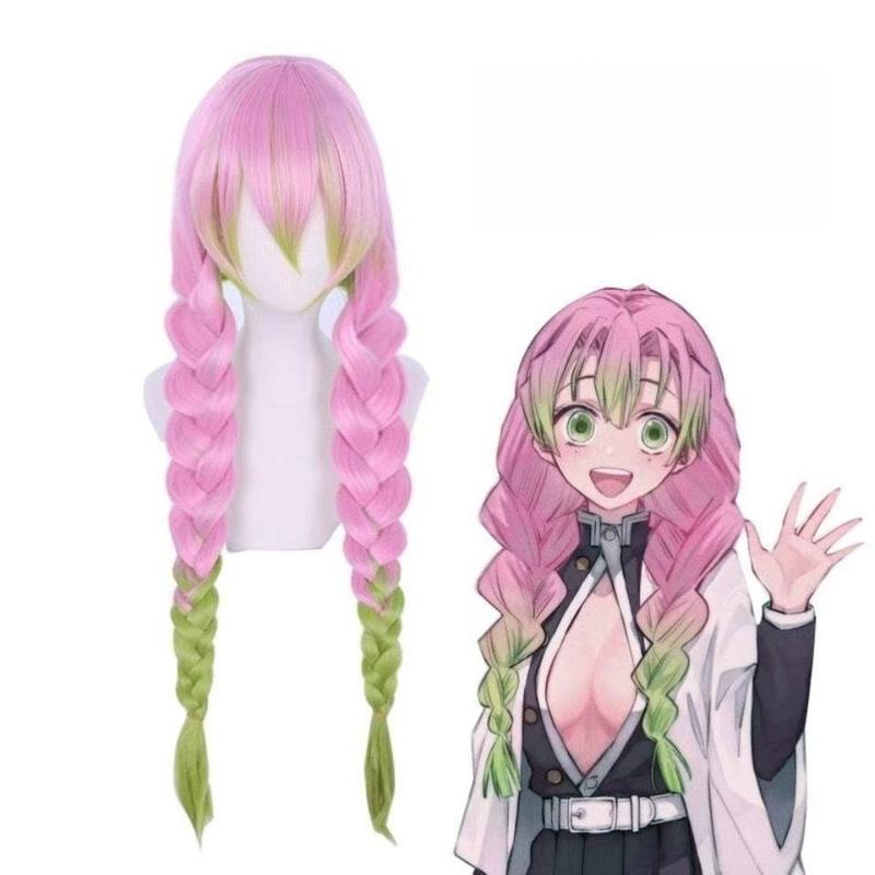 Trang phục cosplay, Chủ đề Thanh Gươm Diệt Quỷ, Bộ đầy đủ Kanroji Mitsuri, Thích hợp cho trẻ em và người lớn, Lý Tưởng cho Halloween, Trang phục hóa trang 4