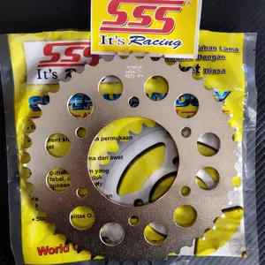 SSS Racing Gear Belakang 428 Vixion Old New NVA NVL Scorpio MX King Byson R15 V1 V2 Xabre 36T 37T 38T 39T 40T 41T 42T 43T 44T 45T 46T 47T 48T 49T 50T