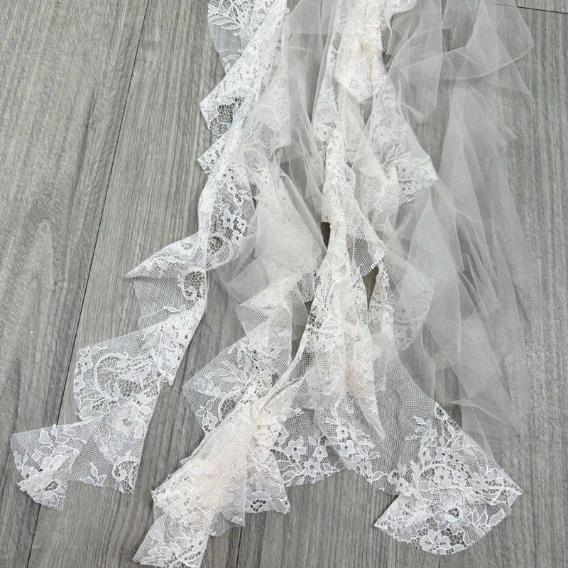 Váy croset trễ vai phối váy tua rua thả tà chanh sả ( kèm ảnh thật ) 3