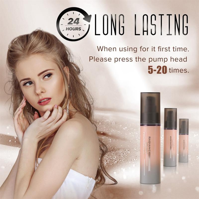 Music Flower Set: Radiance Velvet Liquid Foundation Powerstay 18H Matte Base + Moisturizing Setting Sprayx Makeup 4
