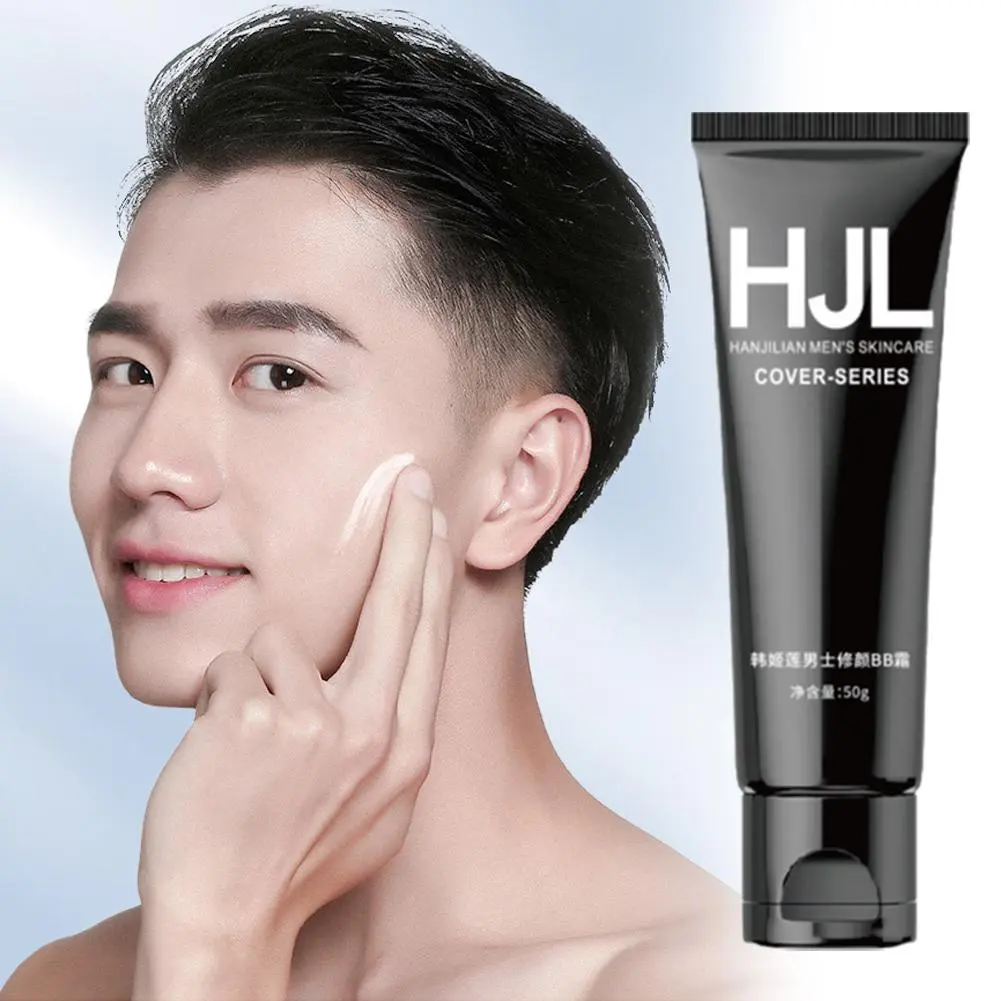 Kem Làm Sáng Da, Dành Cho Nam Giới, Làm Trắng Mụn Trứng Cá, Kem BB, Kiểm Soát Dầu, Lâu Trôi, Che Khuyết Điểm, Kem Tách Lười Biếng, Thích Hợp Để Che Mụn