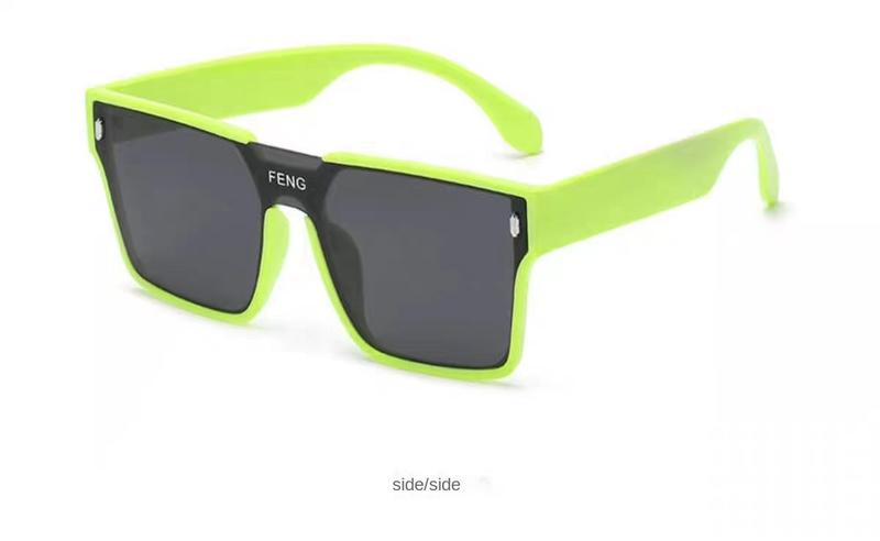 Product Introduction of Sunglasses Male Fashion One-piece Shades Glasses UV Protection Trend Glasses for Woman and Man Driving 13