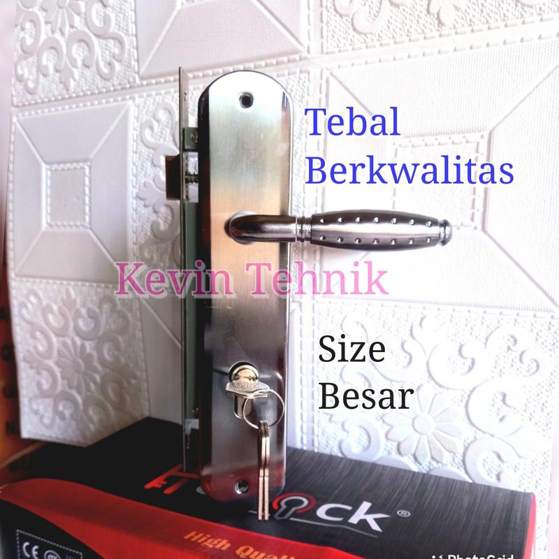 Product Introduction of Kunci Pintu Rumah Set Besar, Handle Kunci Pintu Besar Komplit 3