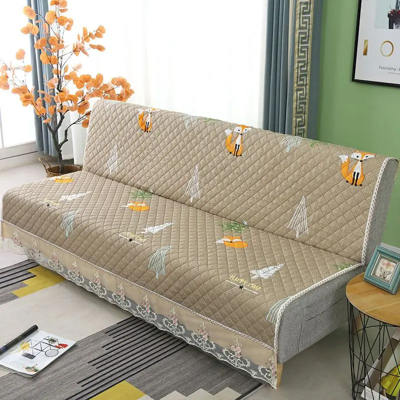 Đệm Sofa, Sử Dụng Kép Bằng Vải Bố, Chống Trượt, Vỏ Bảo Vệ, Khăn Bọc, Vỏ Bảo Vệ, Thích Hợp Cho Giường Đơn, Đệm, Bao Phủ Toàn Bộ, Cho Thuê Năm 2024 3