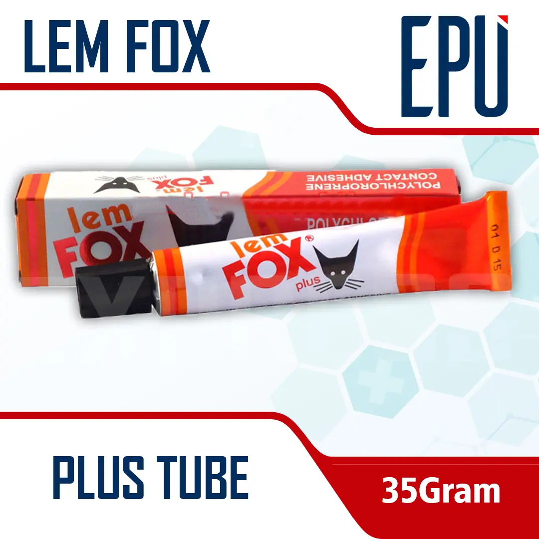 Lem Fox Plus Tube 20 Gram Lem Kuning Fox 20 Gr Lem Serbaguna
