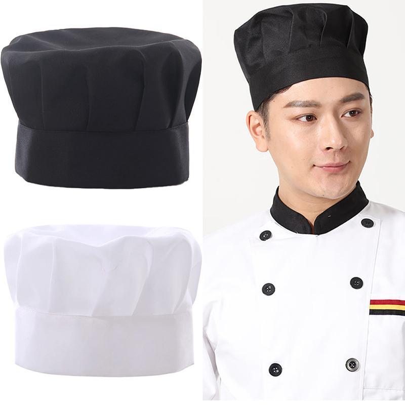 Topi Chef, Saiz Dewasa, Boleh Laras, Sesuai untuk Tukang Bakar dan ...
