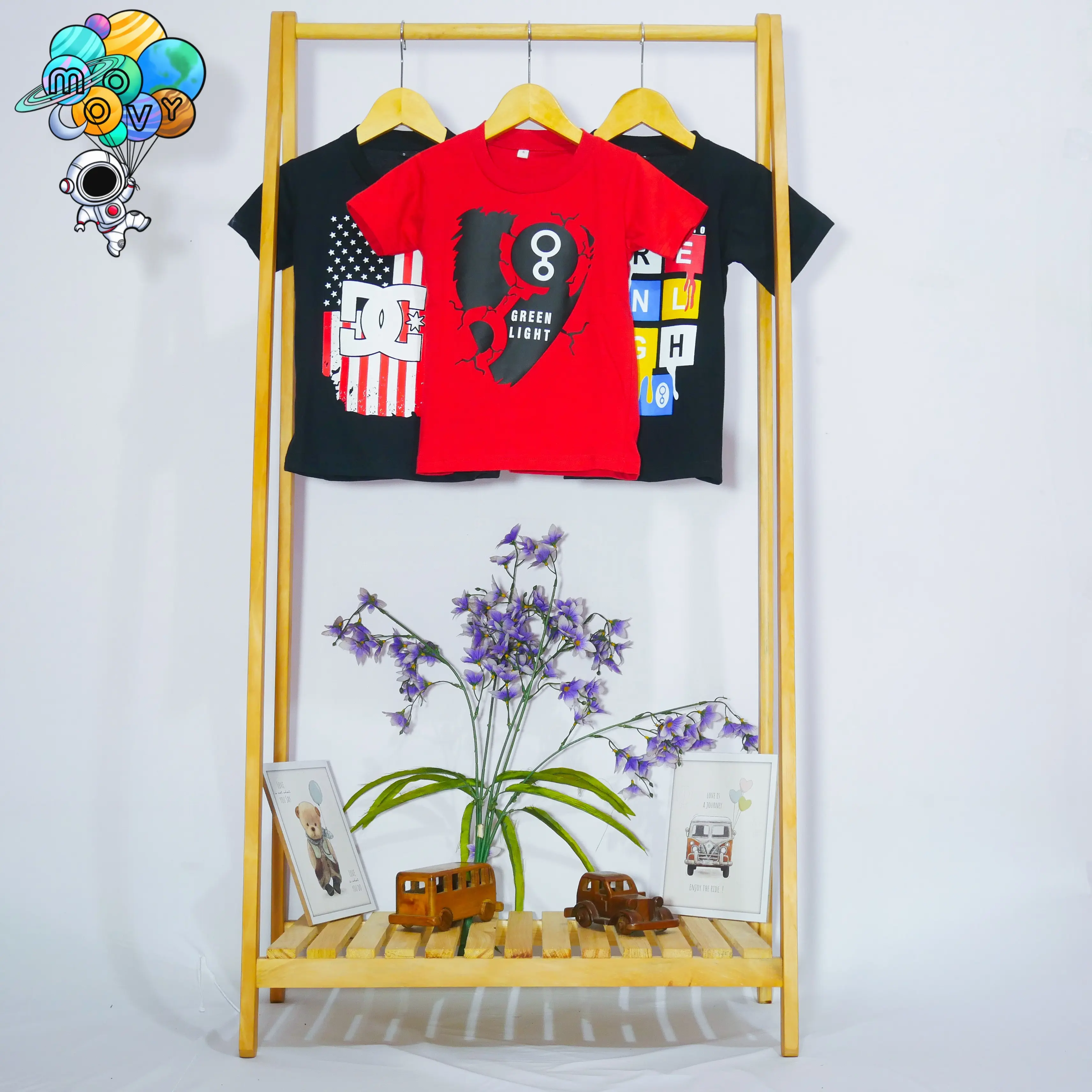 Kaos Anak Usia 1 - 8 Tahun Motif Distro Bahan Cotton Combed 30S