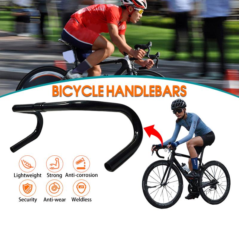 Ghi đông xe đạp fixed gear - tay nghỉ cong cho xe đạp road xe đạp thể thao- kích cỡ 25.4mm Gắn Xe Đạp Đạp Xe Đạp Sport