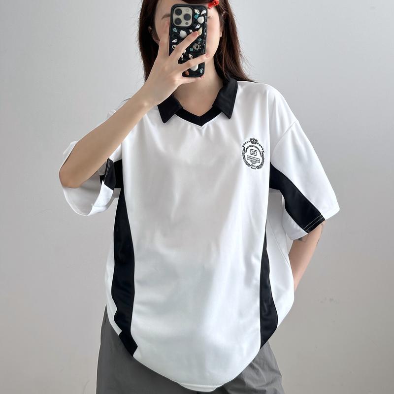 1969STUDIO Áo Polo Nam Nữ Thêu Phối Chất Polyeste Hot Trend Form Rộng Unisex