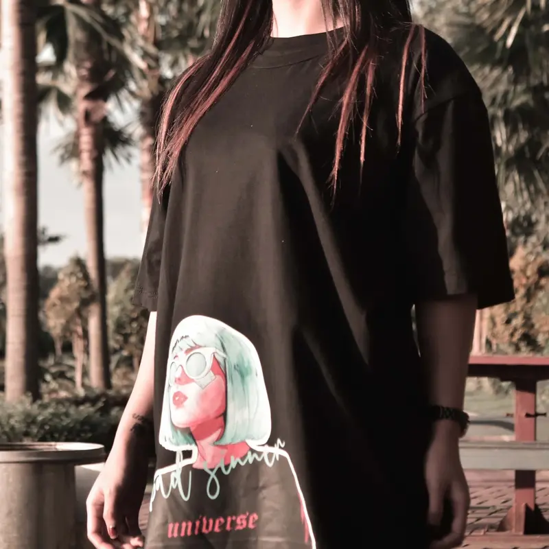 T Shirt Oversize Universe ( Bad Sinner) Setrip 2