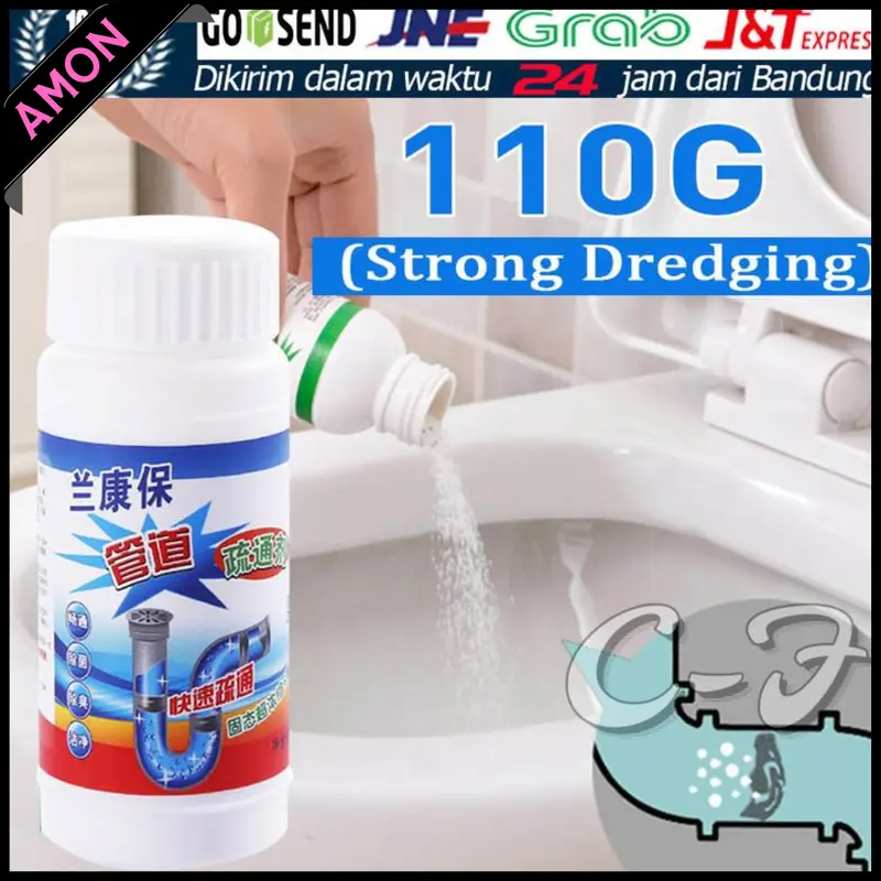 Bubuk Wastafel Sink & Drain Cleaner Chemical Powder 110gr Original 0