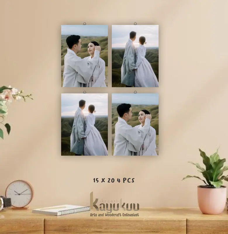 Hiasan Dinding Poster / Foto Paket Cetak 4pcs ukuran 15cm x 20cm Premium 0