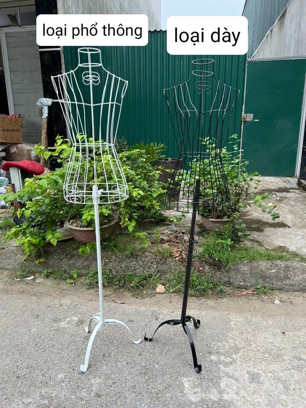 Manocanh sắt, canh sắt nữ decor shop, 2 màu đen và trắng.