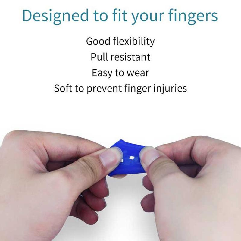Product Introduction of 5 Pcs/10 Pcs Anti-slip Guitar Thumb Picks Finger Cap Protect For Ukulele Electric Guitar M9C5 40