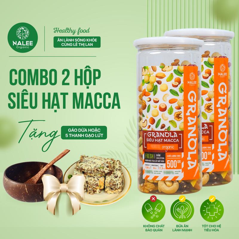  Ngũ cốc granola Siêu hạt Macca Food Hạt Ngũ Cốc 