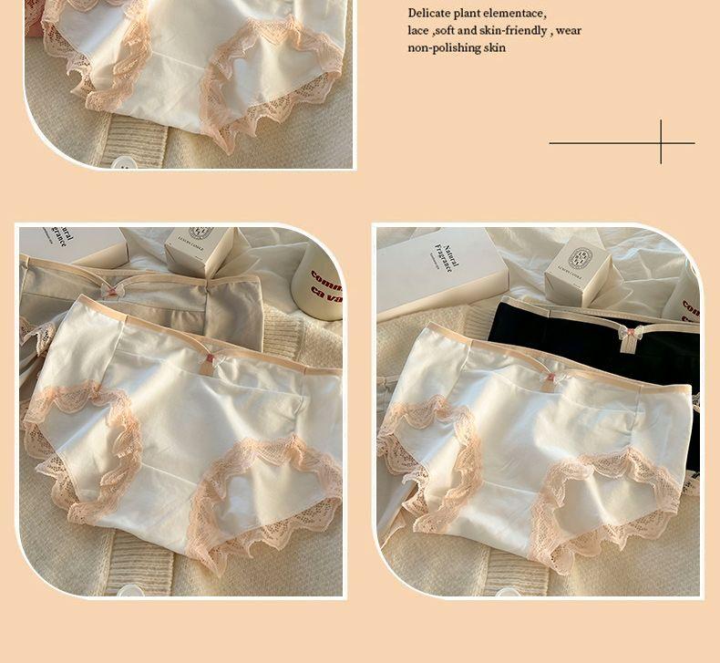 Product Introduction of Quần Lót Nữ Phong Cách Nhật Bản, Chất Liệu Cotton, Kháng Khuẩn, Thiết Kế Liền Mạch, Thích Hợp Cho Học Sinh, Phong Cách Hàn Quốc, Cạp Thường, Thoáng Khí, Thoải Mái, Quần Sịp Nữ Xu Hướng Thích Hợp Cho Mùa Thu Và Mùa Đông 5