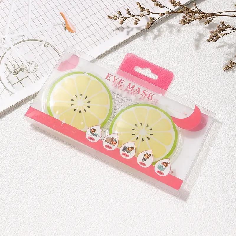 Reusable Gel Eye Patch, 2 Pairs Fruit Design Eye Mask, Eye Care Tool for Eye Relaxation, Eye Care Supplies for Home, Travel, Work 7