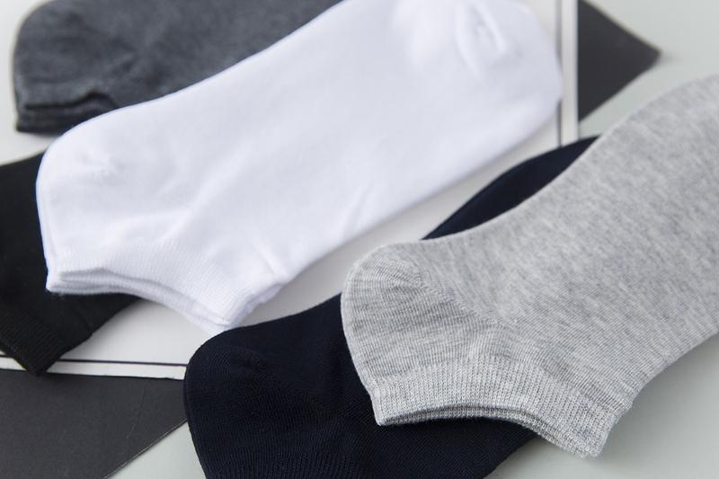 Product Introduction of Summer Korean Style Men's Cotton Boat Socks Retro Fashion Invisible Socks Plain Flat Socks Personality Fashion 11
