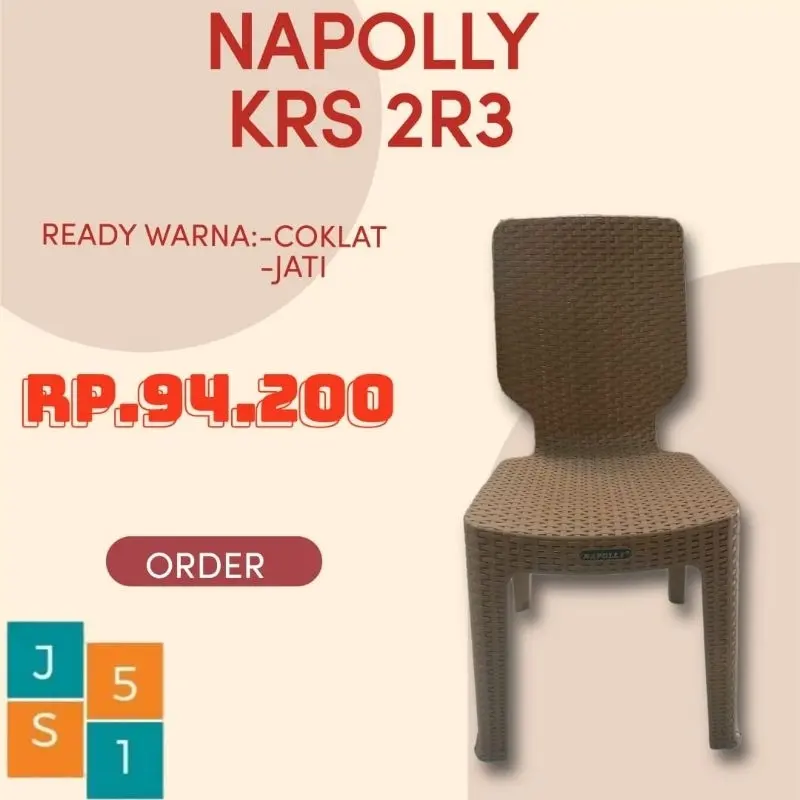 kursi plastik kursi santai - KRS 2R3