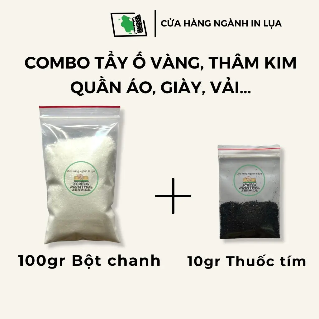 Combo 100gr bột chanh + 10gr bột tím dùng để Tẩy mốc quần áo,quần áo ố vàng,thâm kim Tím và Bột Chanh