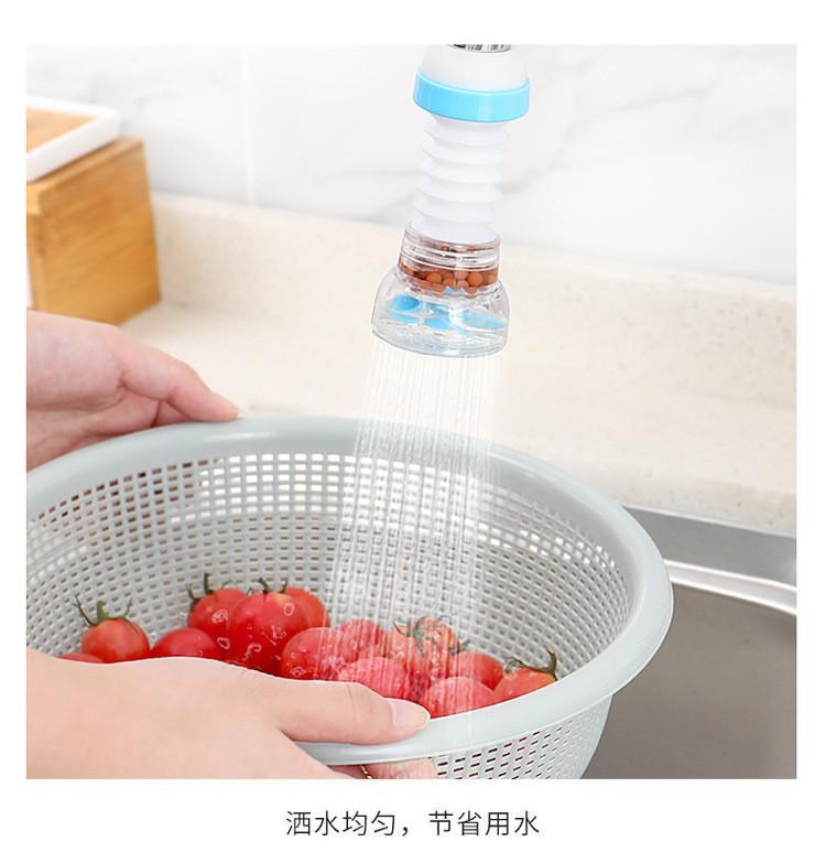 Product Introduction of Household Faucet Filter Splash Proof Shower, Bathroom Rotatable Faucet Extender, Kitchen Plastic Water-Saving Device 10