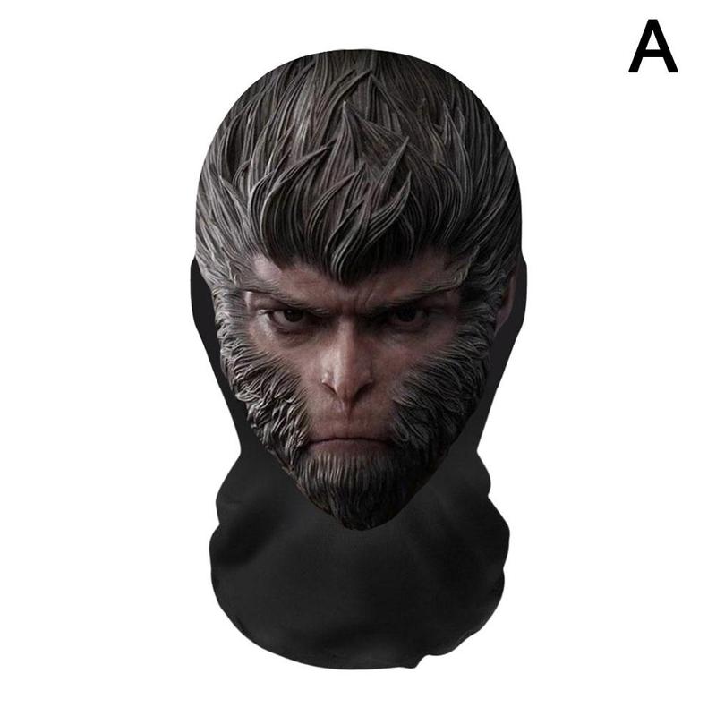 Mặt Nạ Lưới 3D, Mở Rộng Bên Trong Của Bạn Trickster Với Thần Thoại Đen Wukong, Mặt Nạ Vui Nhộn Z7S6 7