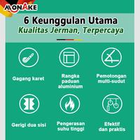 Gambar MONAKE Alat Jerman Hacksaw Frame 12" 300mm High Quality Rangka gergaji besi stang gergaji besi Industrial Grade 12 Inch - Gaya Biasa dari Monake Professional Store Kota Administrasi Jakarta Barat 3 Tokopedia