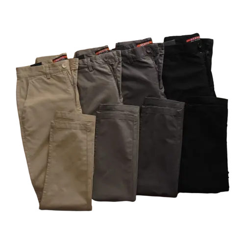 Quần dài nam chất vải kaki basic slim Heboz cao cấp 4M - 00002209 1