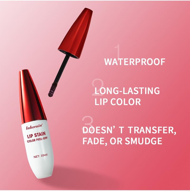Product Introduction of Peel Off Rose Pink Lip Gloss Matte Outline Contour Tattoo wonderskin Lip Stain Waterproof Transfer Resistant Tear Off Natural Lip Tint Lipstick Makeup Cosmetic Glossy Smooth 10