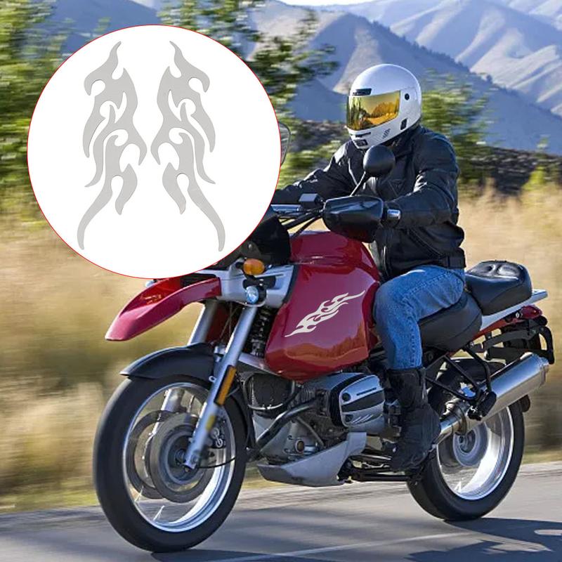 Product Introduction of 40cm Motorcycle and Electric Bike Cool Personalized Stickers - Flame Pattern Stickers, Sports Car Stickers, Modified Accessories, Decorative Stickers 17