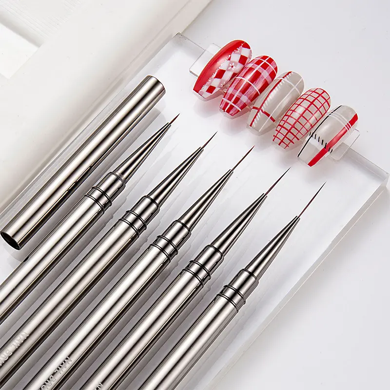 Cọ Lót Móng Nghệ Thuật, Cọ Gel, Cọ Sơn Móng Tay Gel, Cọ Vẽ Tranh, Bộ Bút Cọ Vẽ Nghệ Thuật Làm Móng, Bút Móng Tay