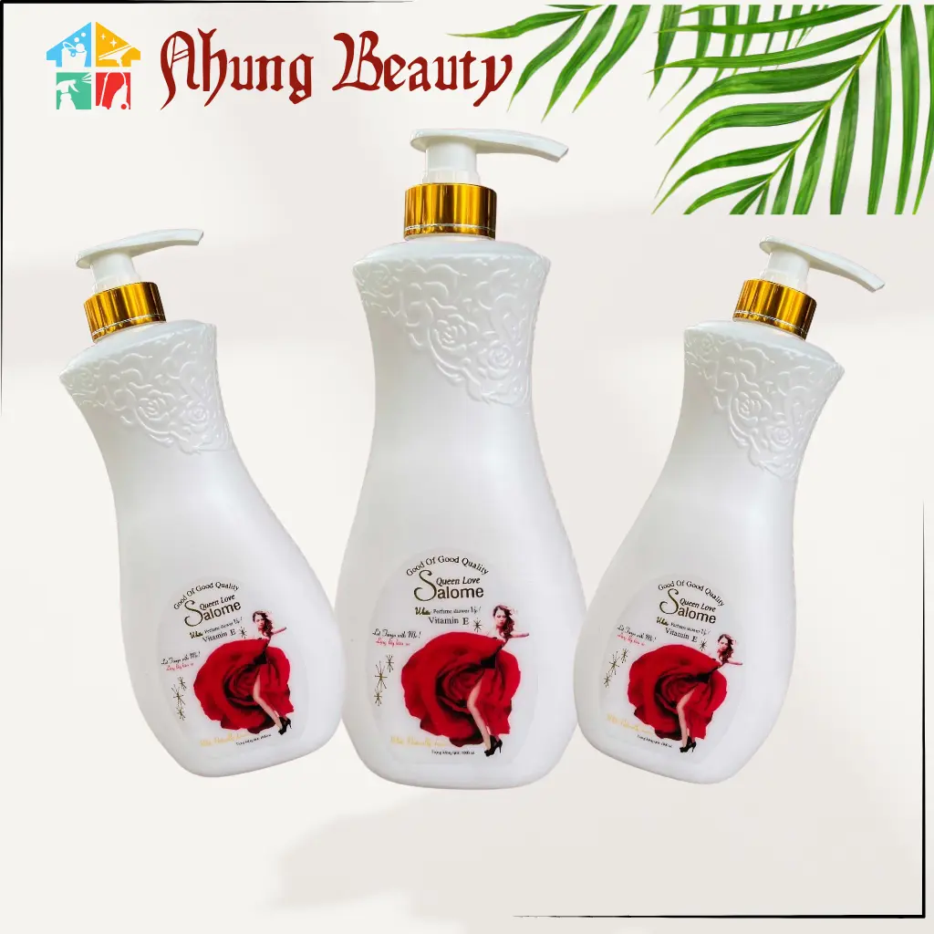 [ Combo 3 chai] Sữa Tắm Salome 1000ml Hương Nước Hoa Hồng Thơm Lâu Dưỡng Body Dưỡng Da Body