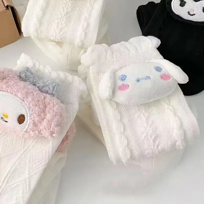 Tất Nhồi Bông Họa Tiết Hoạt Hình Dễ Thương, Ấm Áp Mùa Đông, Dày Và Mềm Mại, Tất Thoải Mái, Tất 6