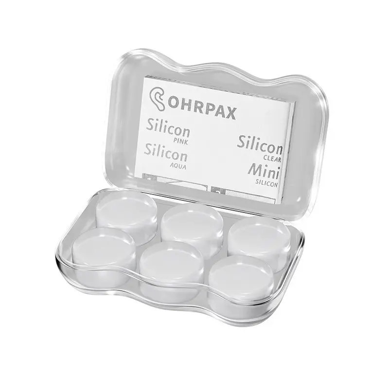 Nút Bịt Tai, 6 Cái / Hộp, Chất Liệu Silicon Có Thể Tái Sử Dụng, Nút Bịt Tai Bịt Tai Có Thể Đúc, Giảm Tiếng Ồn, Chặn Tiếng Ồn, Thích Hợp Để Ngủ, Bảo Vệ, Lý Tưởng Để Bơi Lội 1