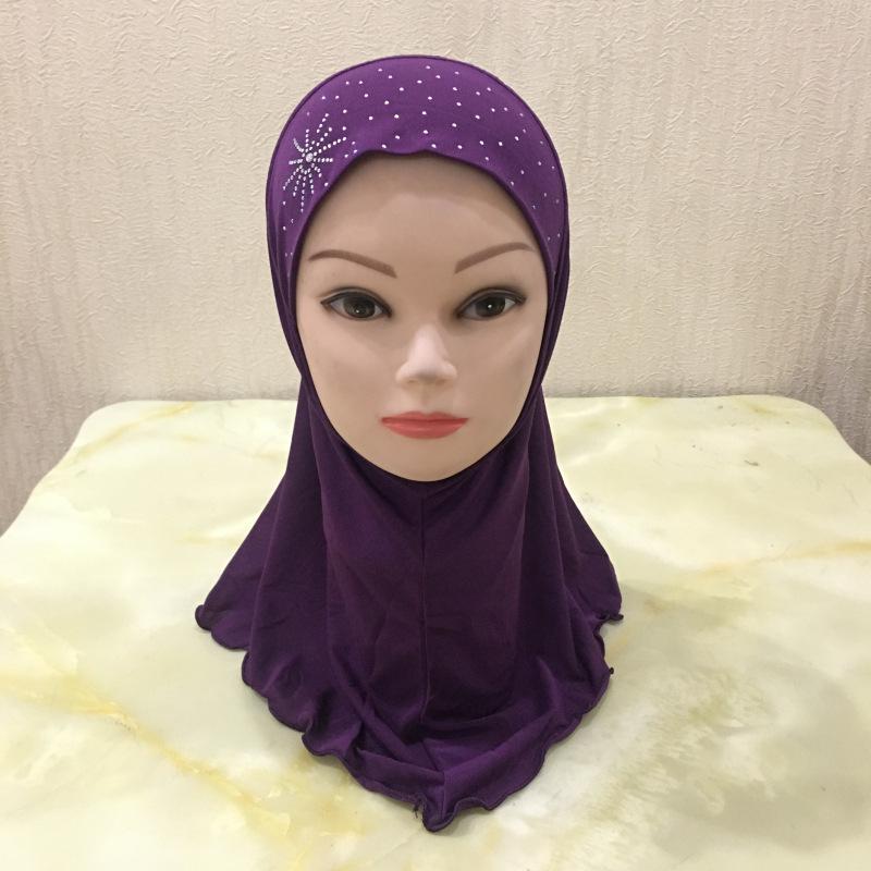 Product Introduction of 2-7 Years Old Girl Crystal Hemp Sun Diamond Tam-O'-Shanter| Detachable Gauze Cap + Three-Piece Design| Kindergarten Daily Wear and Match| Eid Trendy Child Essential selendang  bahu sulam  shawl sahara  shawl selendang 21