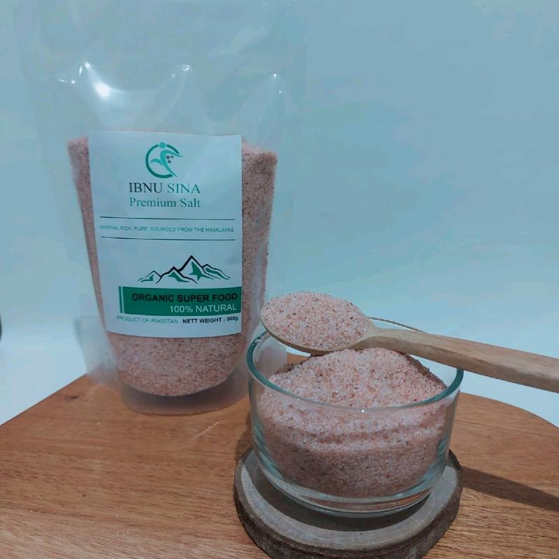 (Asli)Garam Himalaya Ibnu Sina 1 kg Original Himalayan Pink Salt Pure Super Fine Natural Organic Premium Himalayan Salt 1kg 2