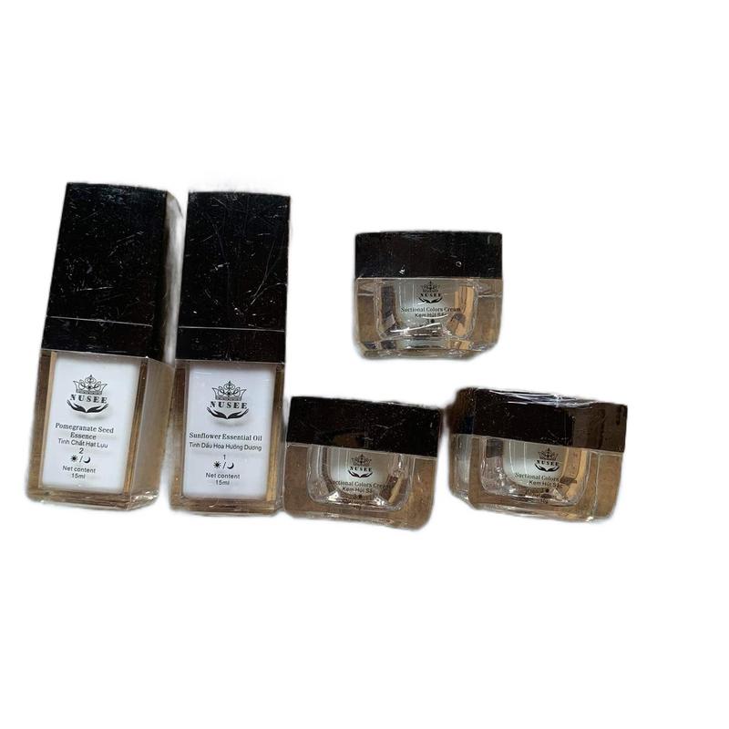 Bộ Mộc Mỹ Nhân Hải Quan 10g Nusee Làm Đẹp Da - Tinh Chất Hạt Lựu, Tinh Dầu Hoa Hướng Dương, Kem Hút Sắc, Kem Bách Thảo, Kem Hoa Hồng
