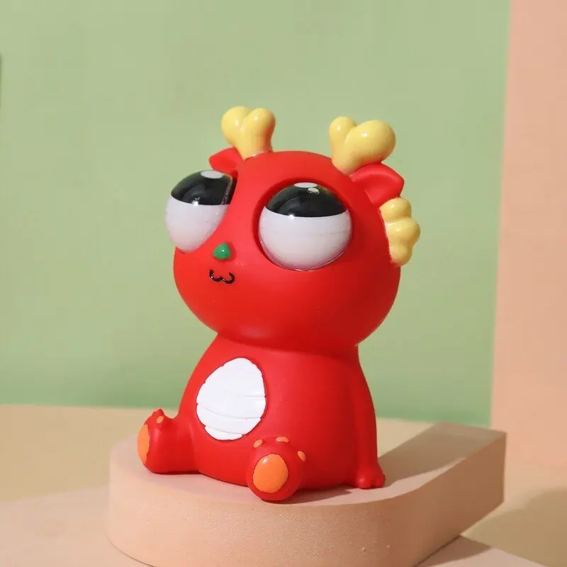 Rồng Mắt Lồi Squishy Nắn Bóp Đàn Hồi Giảm Stress Slime Đồ Chơi Trẻ Em Hot Trend Giảm Căng Thẳng Toy Xả Stress 4