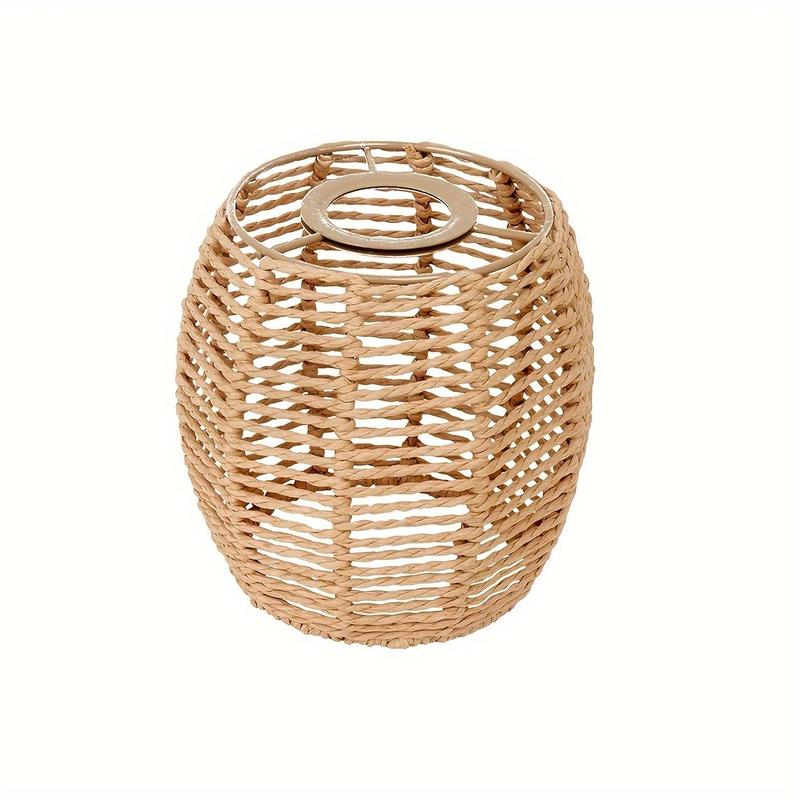 Product Introduction of Rattan Light Shade, E26 Lampshade for Chandeliers, Desk Lamps, Wall Lamps, Vintage Small Light Bulb Cover, Decorative Light Bulb Cover for Home Decor 11