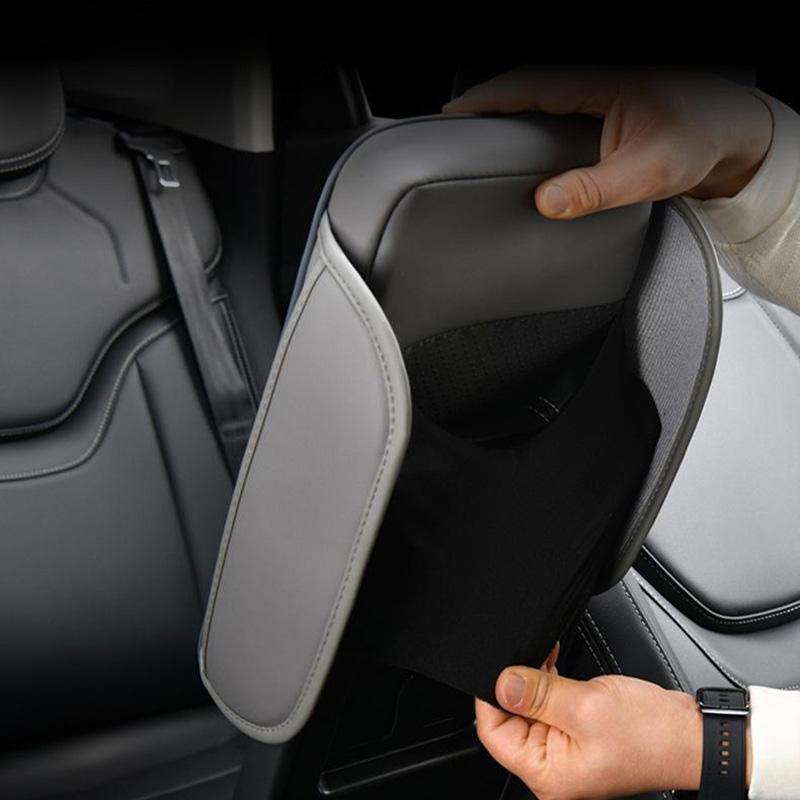 Product Introduction of Car Armrest Box Cushion with Side Storage Bag, Multi-functional Heightening Cushion with Storage Pocket, Embossed Water Ripple Design Cushion 12