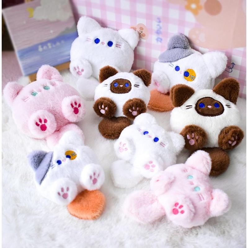 Gantungan Kunci Suara/Liontin Ransel Yang Lucu/Gantungan Kunci Boneka Kucing Fluffy Bunyi Lucu/Gantungan Kunci Boneka /Gantungan Kunci Kucing/Gantungan Kunci Boneka Kucing Fluffy Bunyi Lucu 3