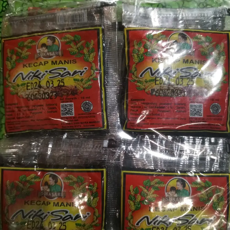 kecap manis sachet 16 ml nikisari (isi 20 sachet) 1