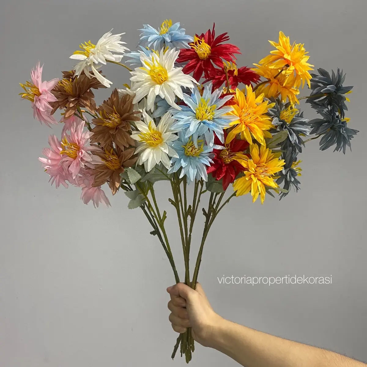 victoria Bunga artificial dekorasi aster matahari