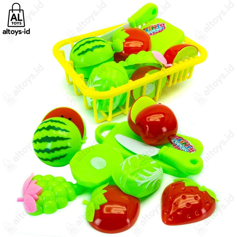 Product Introduction of MAINAN ANAK PEREMPUAN KERANJANG BUAH POTONG SET MAINAN EDUKASI ANAK MENGENAL ANEKA BUAH BUAHAN mainan buah potong set Toys 3