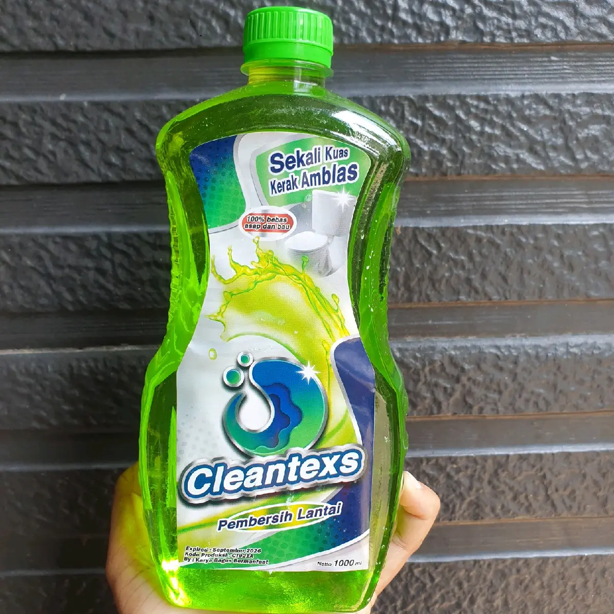 Cleantexs kemasan 1L / Pembersih kerak lantai / Pembersih permukaan / Cairan Pembersih kerak