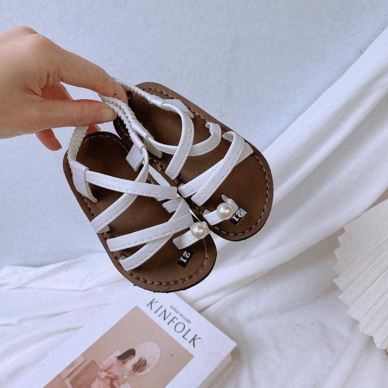  FORM TO Dép Quai Hậu Xỏ Ngón Đính Ngọc Cho Bé Gái Phù Hợp Đi Chơi Du Lịch K029 